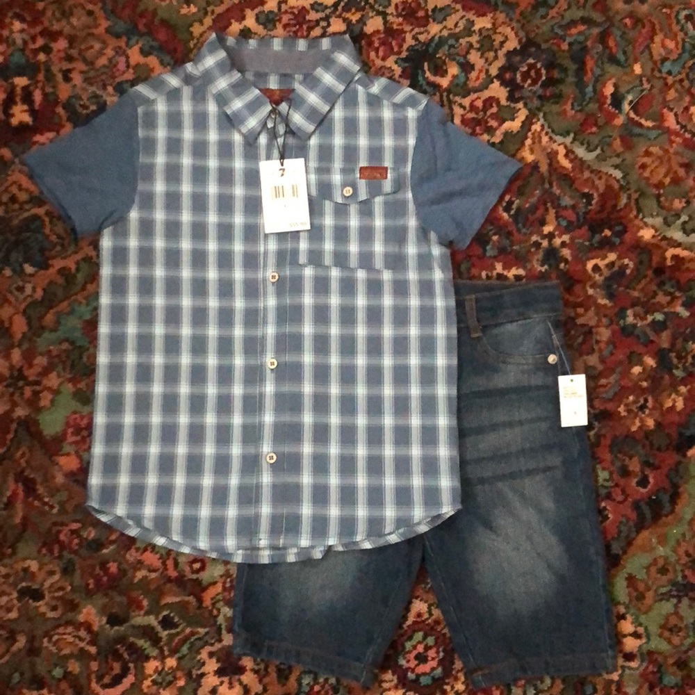 7 For All Mankind Shorts Set